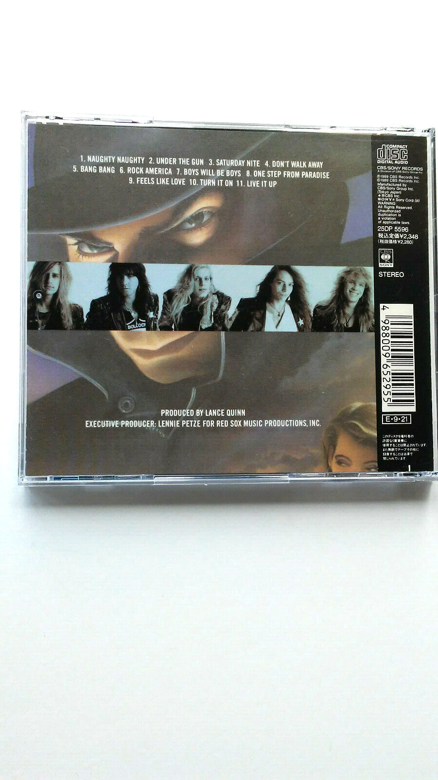 DANGER DANGER self-titled debut cd 1989 CBS SONY JAPAN 25DP-5596 (CSR) 1ST PRESS