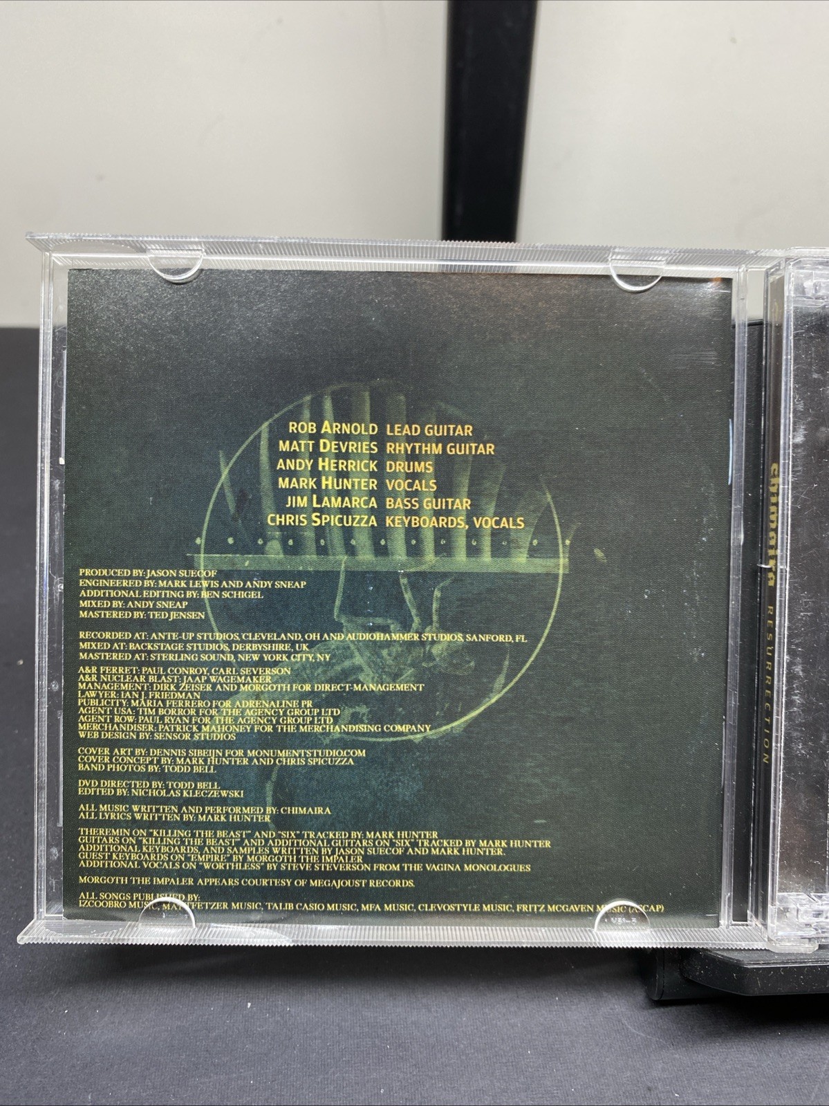 Resurrection by Chimaira (CD, 2007) 2 Disc Bonus DVD Ferret Music F978