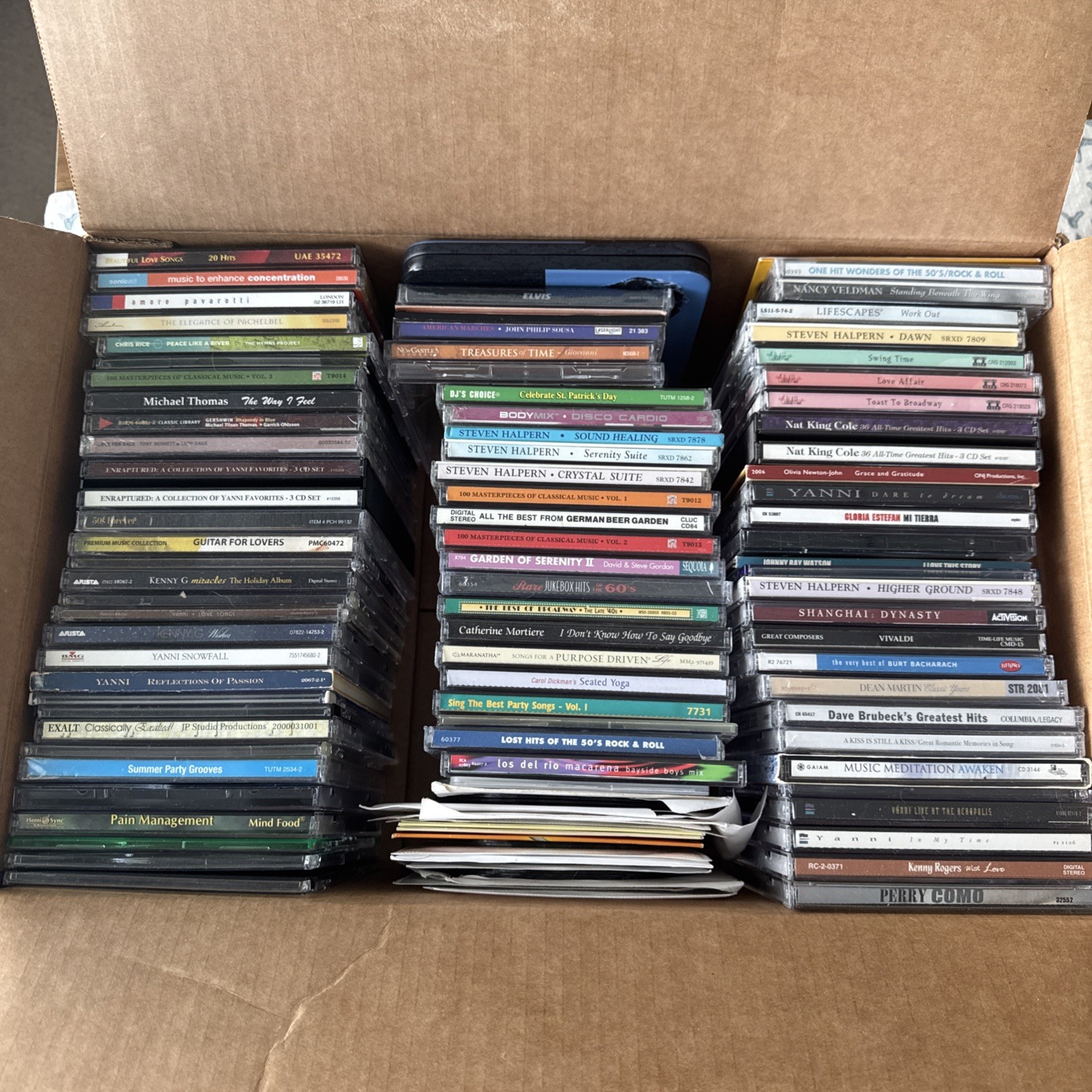 90 Lot Wholesale Random Assorted Audio CDs With Case & Original Artwork Lot