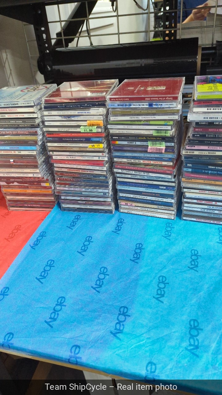 Damaged Wholesale Assorted Random CDs Music Lot Some cases cracked/scratched cd