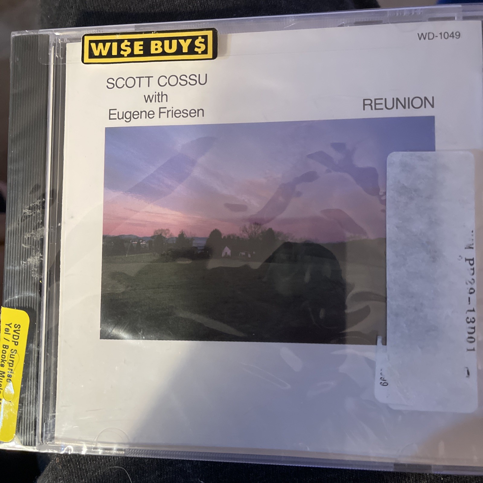 Scott Cossu with Eugene Friesen Reunion CD 1986 New Age Ambient NEW SEALED