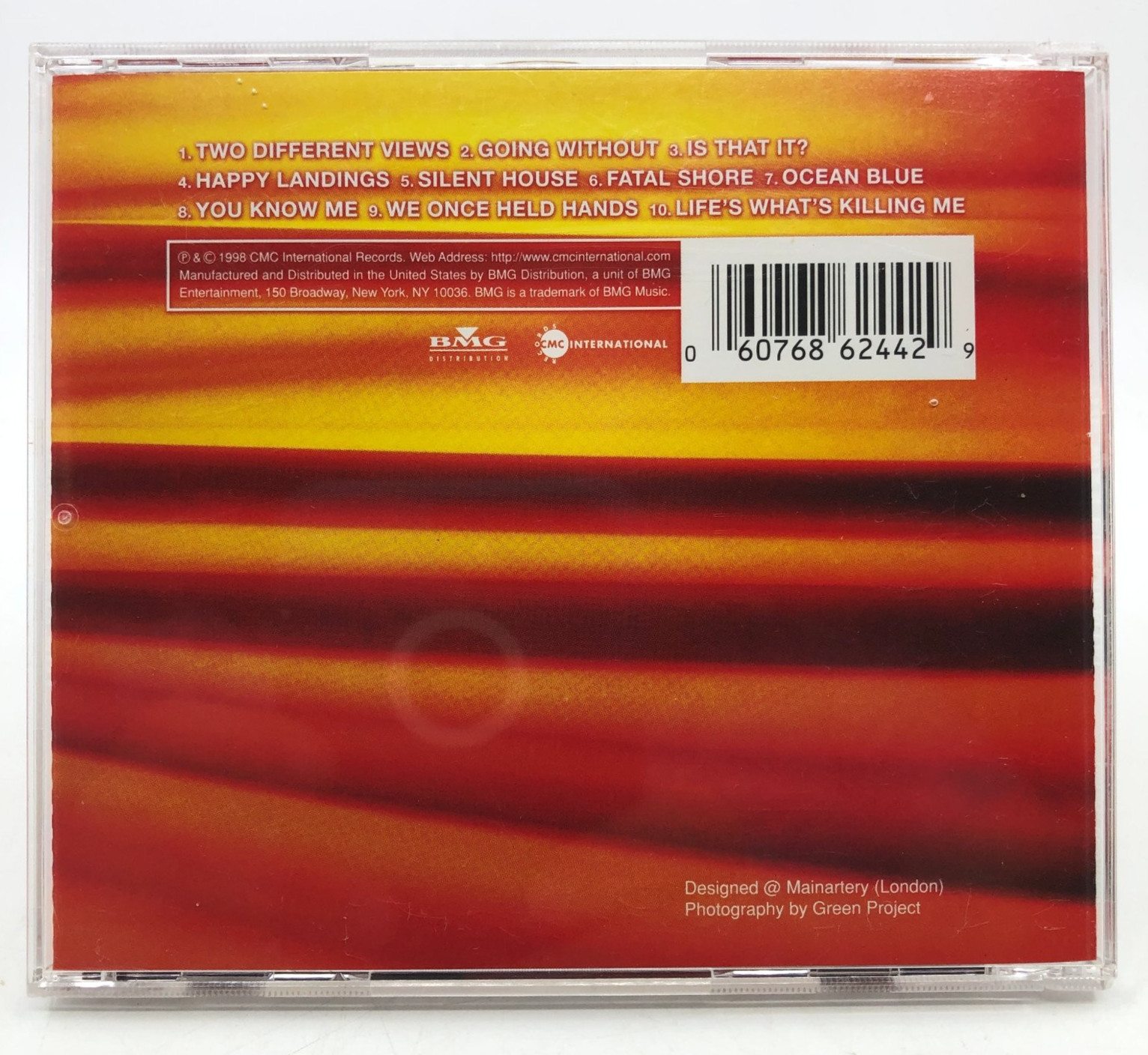 THE FIXX – ELEMENTAL CD 1998 New Wave Pop Rock CMC International Disc NM