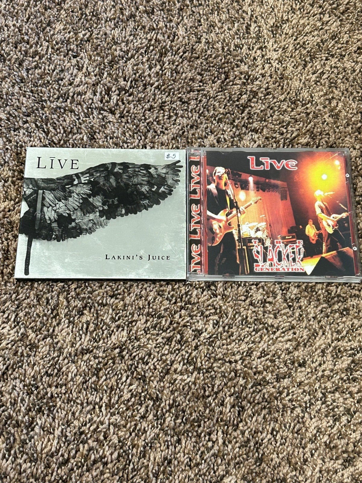 Live (the band) – Lakini’s Juice Single – 2 CD Lot – Ed Kowalczyk