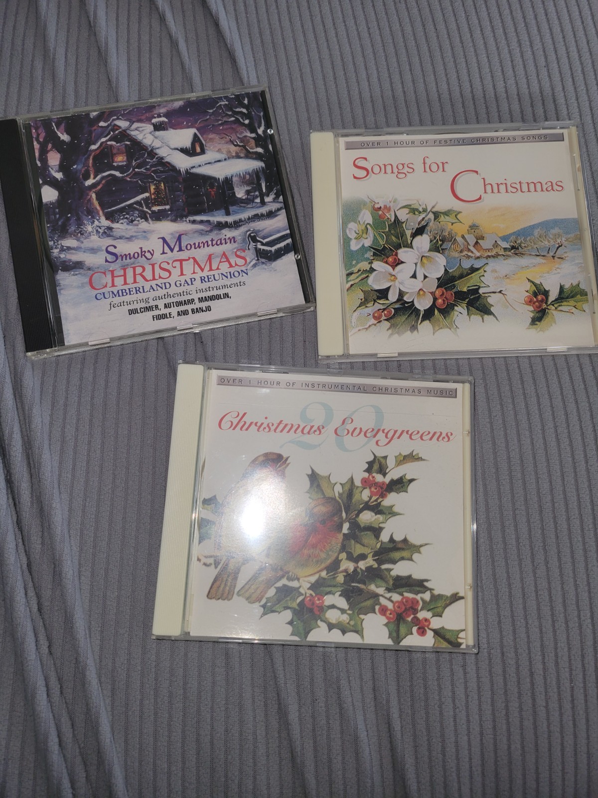 Bundle Of 3 Vintage Christmas Music CDs