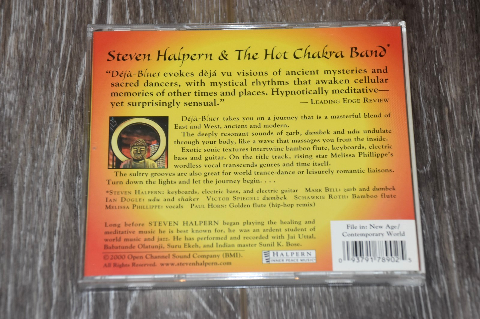 Deja-Blues by Steven Halpern (CD, 2000, Halpern Inner Peace Music IPM 7890)