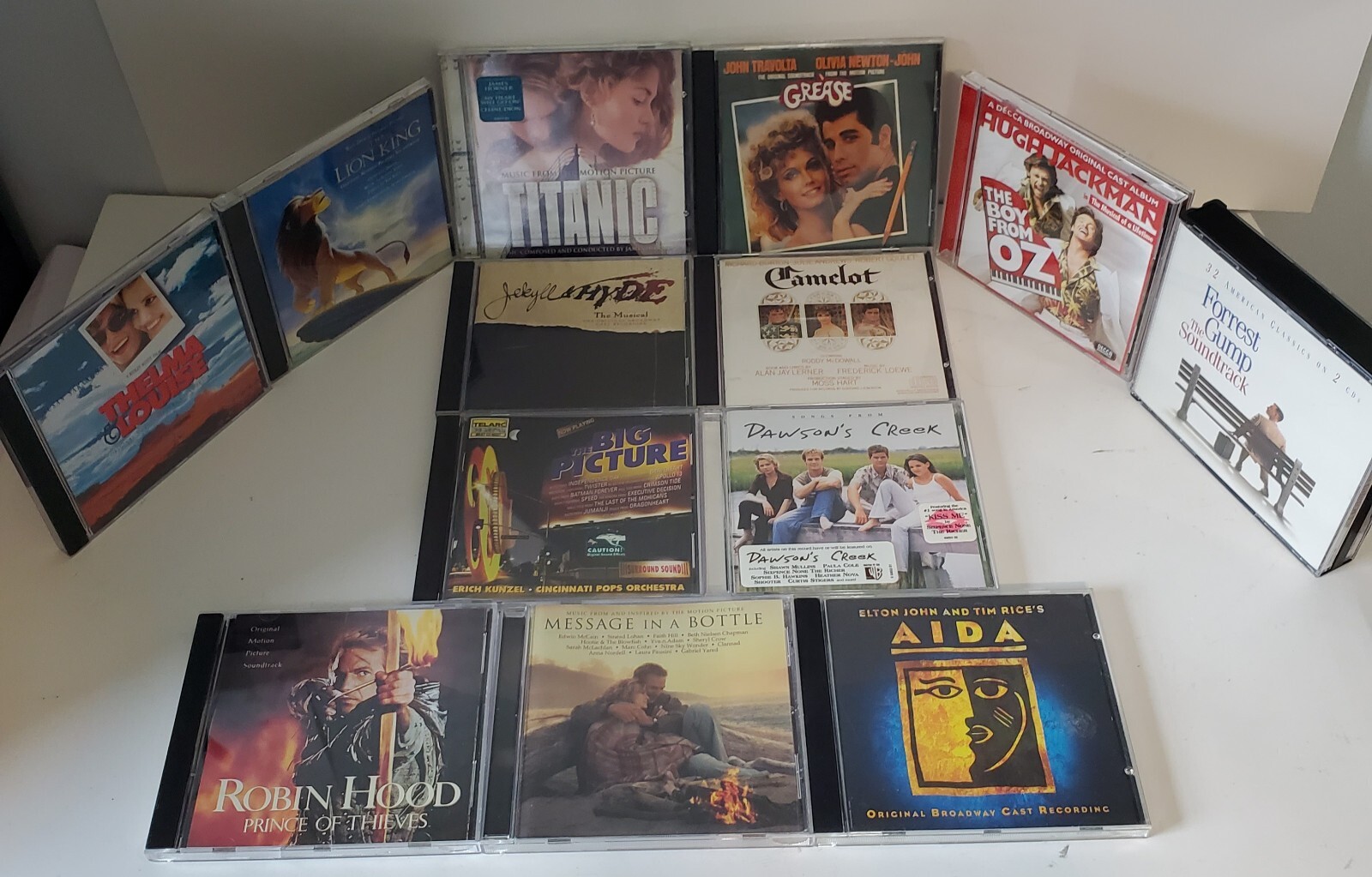 Lot of 13 Movie/TV Soundtrack CD’s