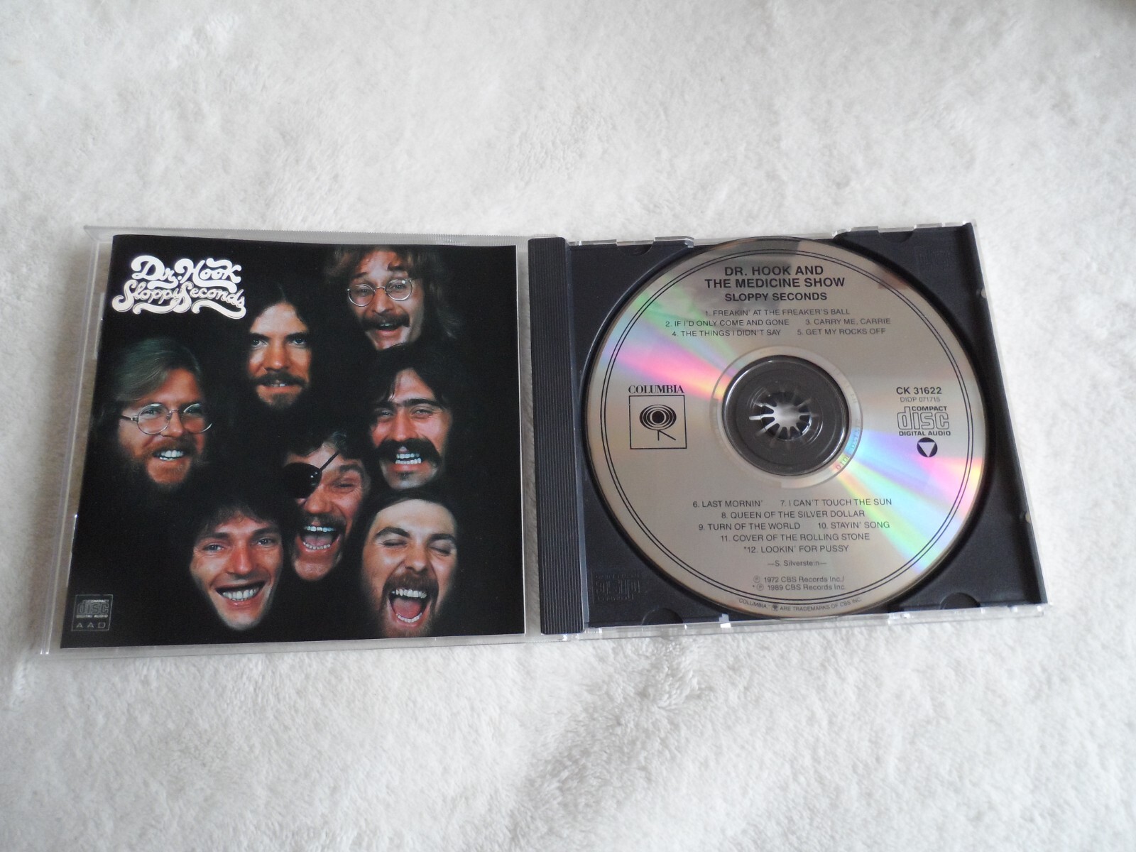 Dr. Hook – Sloppy Seconds – CD – Columbia Label .