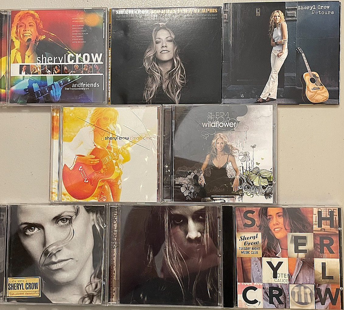 Sheryl Crow, 8 CD LOT – USED CDs