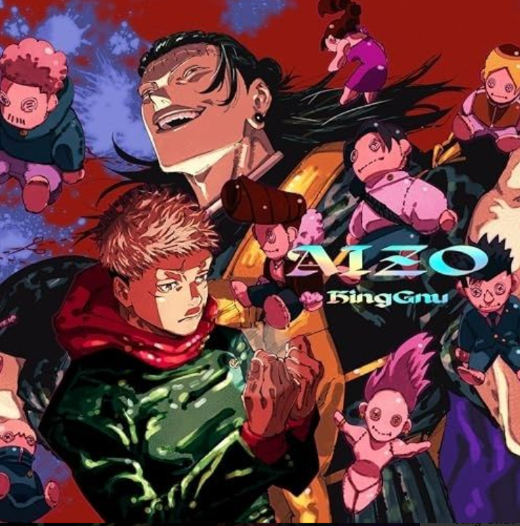 King Gnu AIZO Anime jacket ver. CD 12 inch size Limited Jujutsu Kaisen Japan