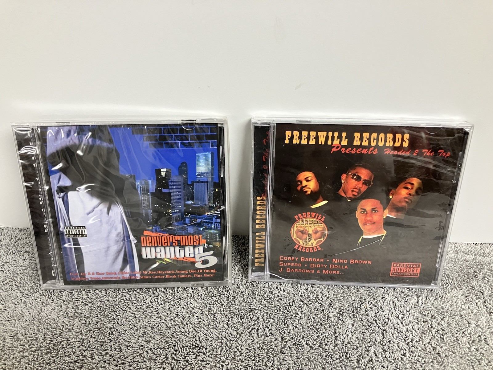 Lot 2 New Rare Rap Hip Hop CDs Denvers Most Wanted 5 Freewill Headed 2 the Top