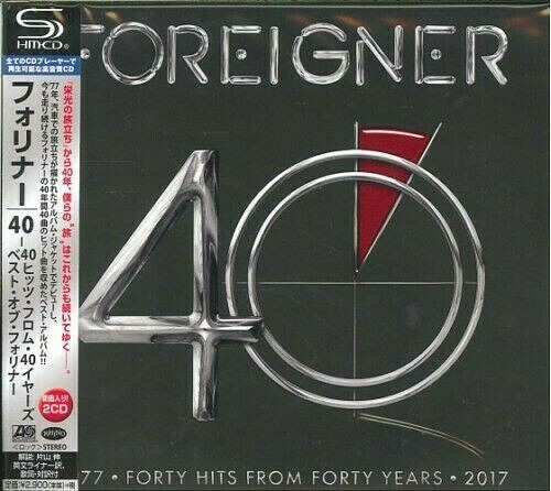 Foreigner SEALED BRAND NEW 2 CD(SHMCD) “40” Compilation Digipak Japan OBI