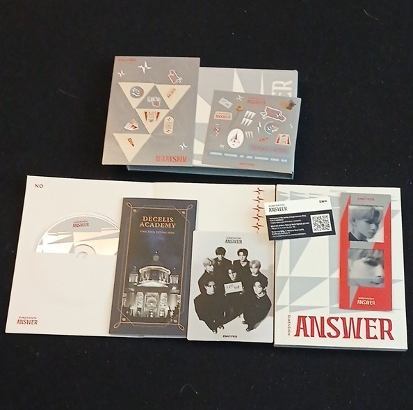ENHYPEN DIMENSION : ANSWER CD Album (2022) BELIFT LAB Cardboard Sleeve