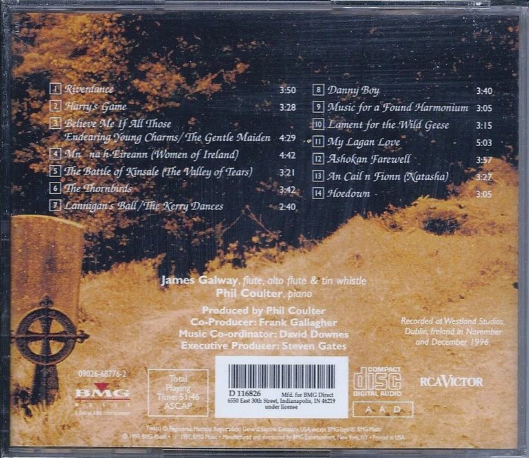 James Galway & Phil Coulter “Legends” CD 1997 Celtic Melodies New Sealed NIP!