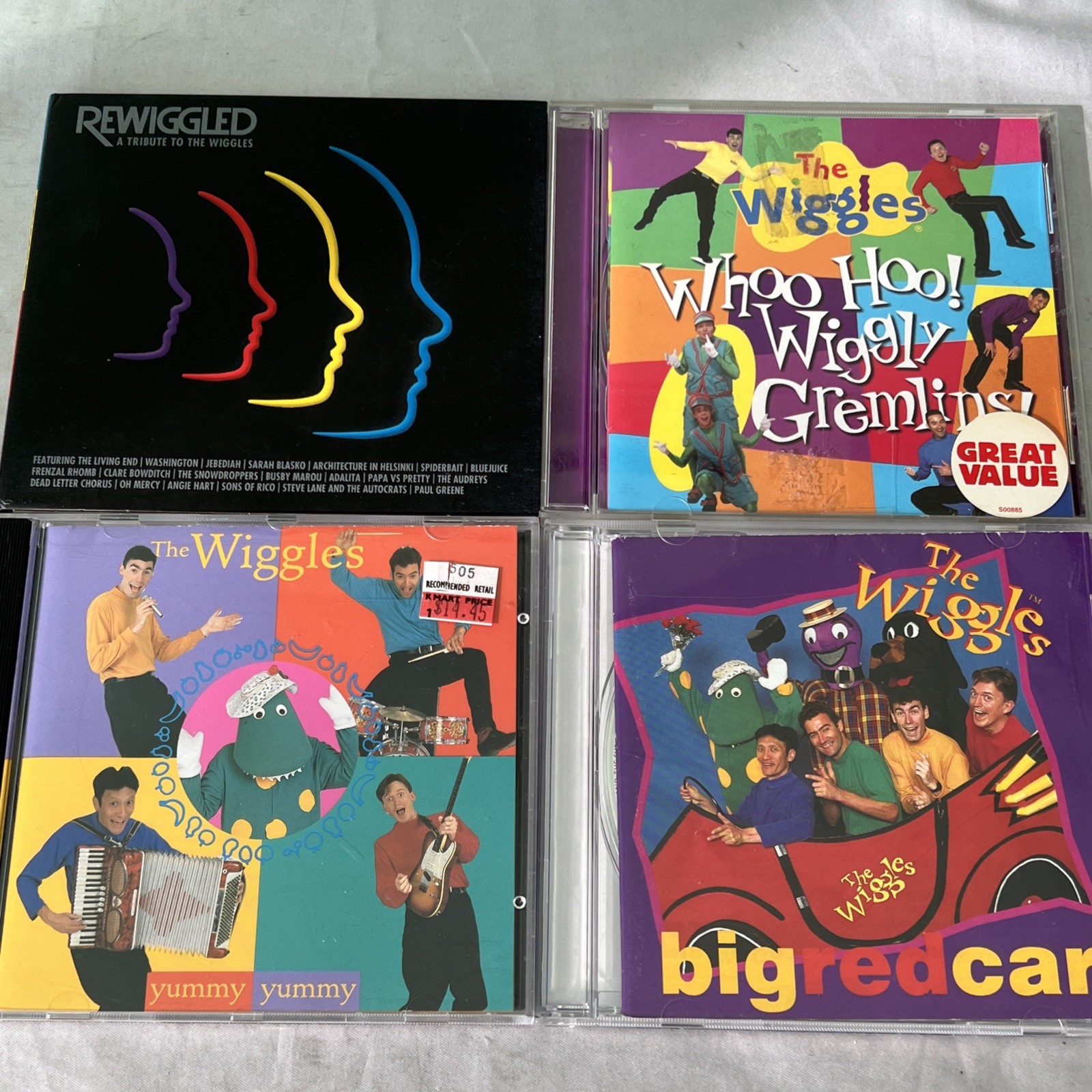 The Wiggles CD Bundle Original Cast 2000s 2010s Music ABC Kids Albums Rare x4