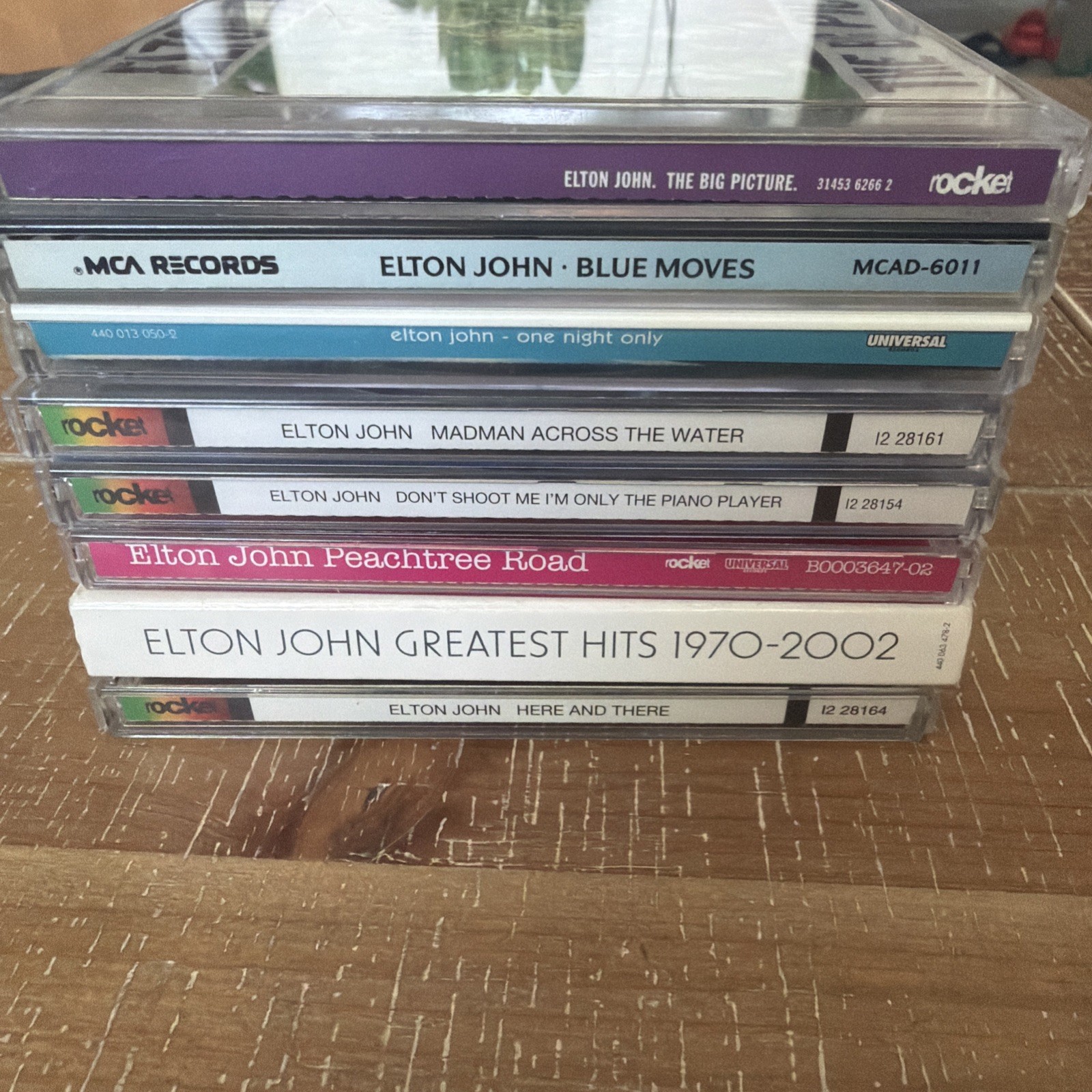 Elton John CD Lot of 8 Blue Moves Peachtree Road Greatest Hits Classic Years