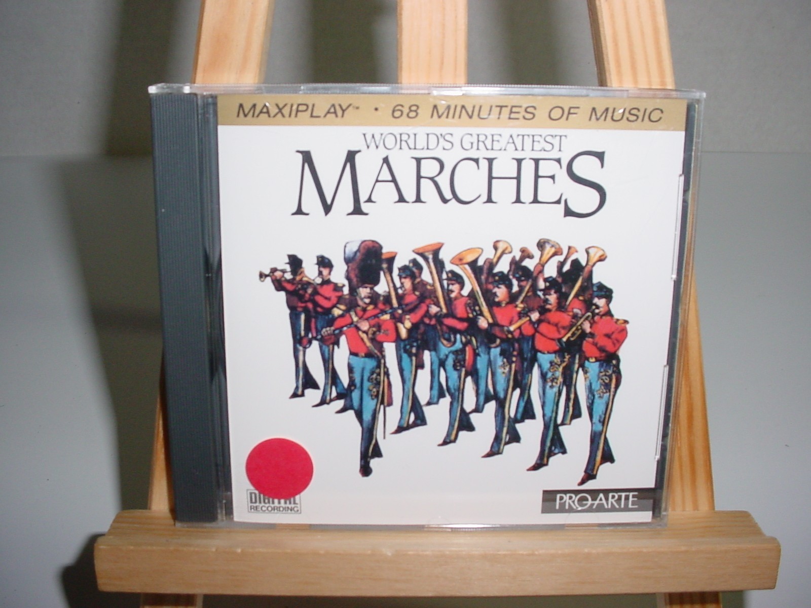 World’s Greatest Marches CD 1990 Maxisplay Classical Military Band Pro Arte