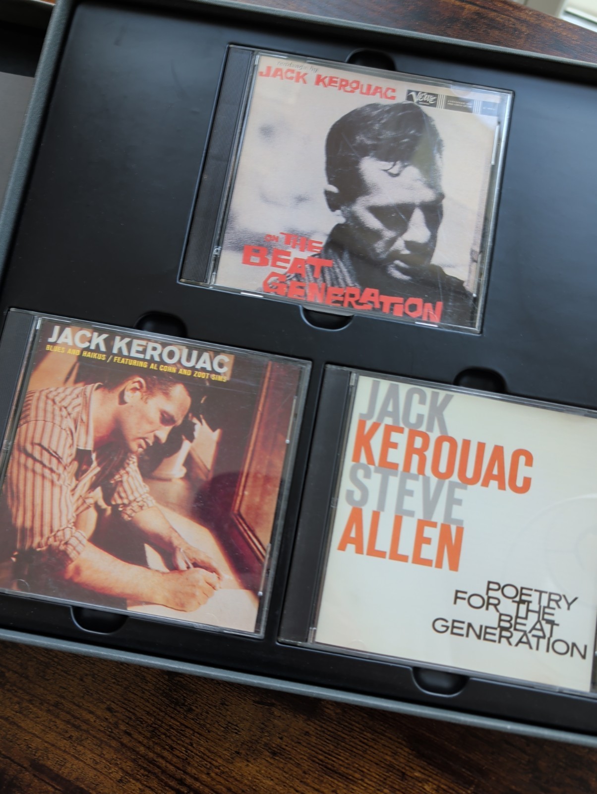 The Jack Kerouac Collection 3 CD Box Set Complete Recorded Works Rhino 1990