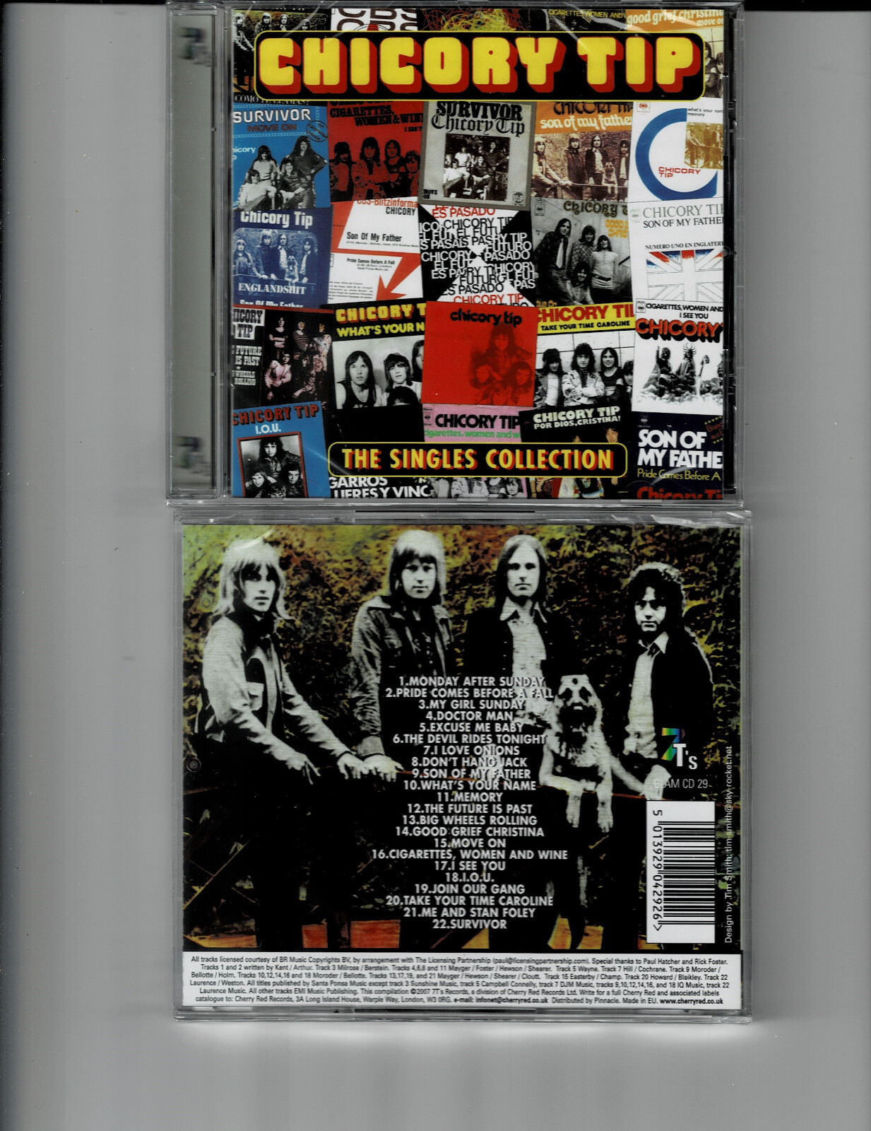 CHICORY TIP – SINGLES COLLECTION (CD 2007) NEW **22 TRACKS**