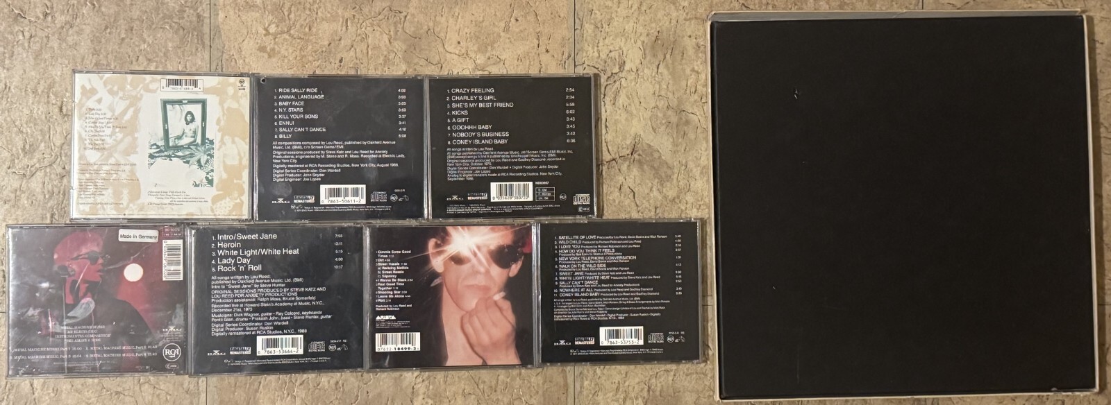 Lou Reed CD lot – includes Metal Machine Music & special edition of Transformer