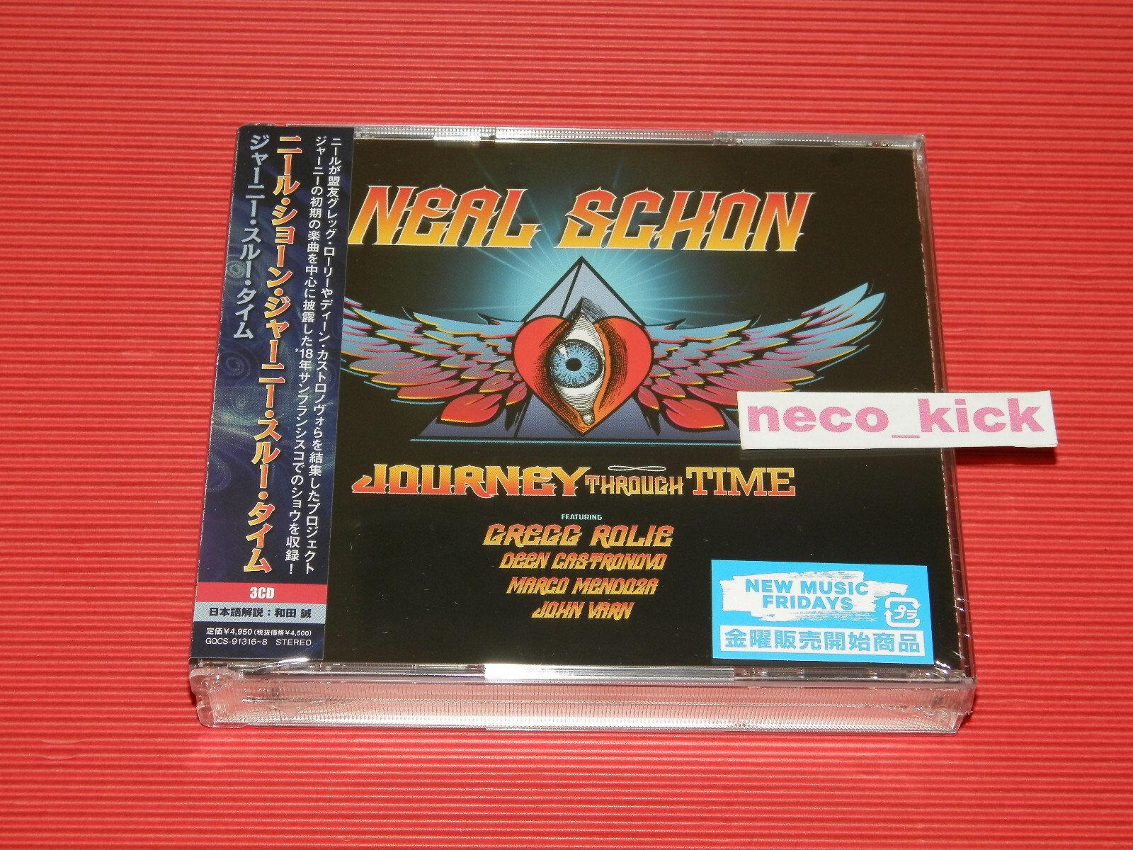 5GT NEAL SCHON JOURNEY THROUGH TIME 2023 JAPAN 3 CD SET