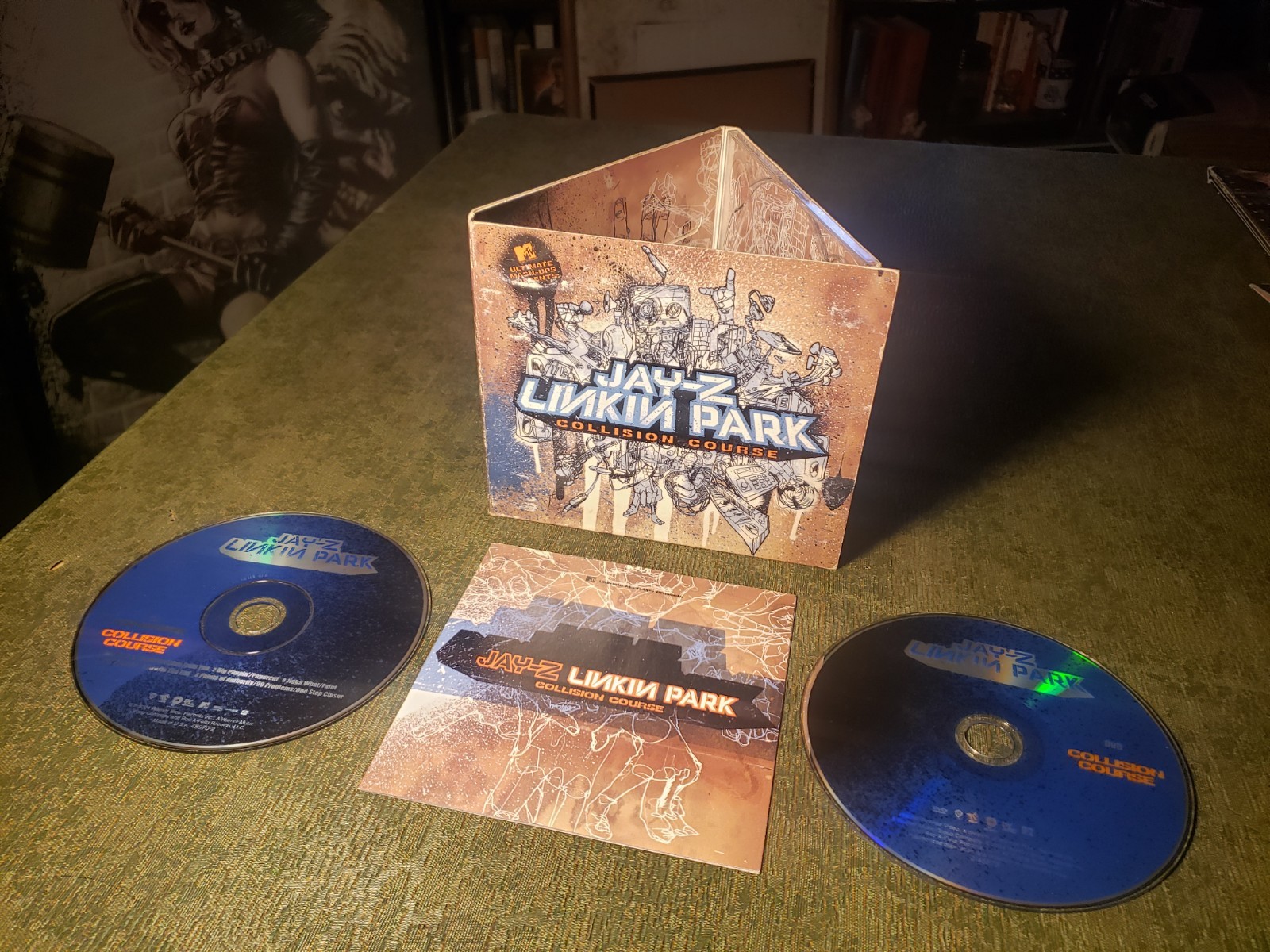 Jay-Z Linkin Park Collision Course CD DVD Parental Advisory 2004 MTV Warner Bros