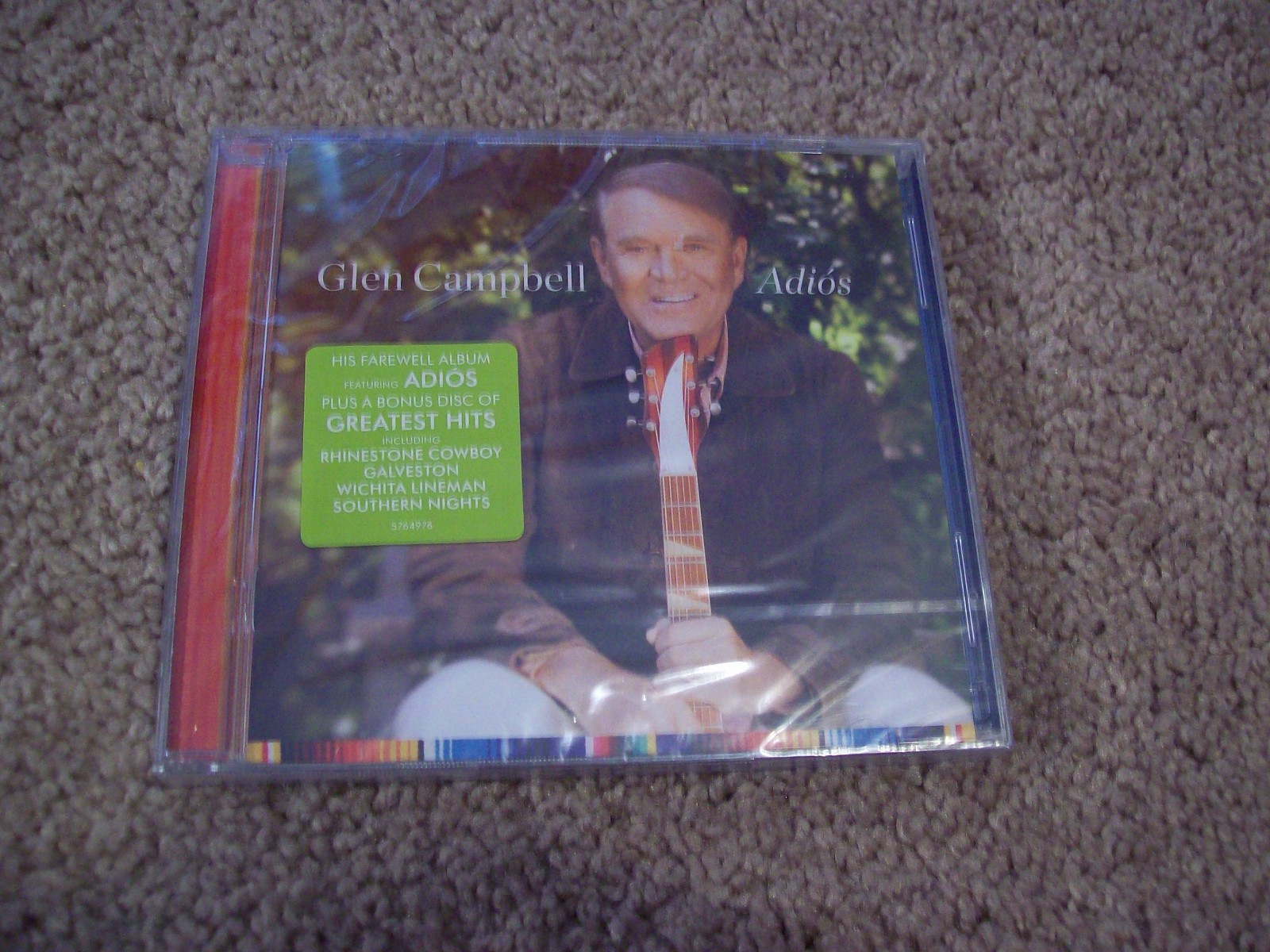 Glen Campbell – Adios and Greatest Hits 2 CD Set *RARE* 2017 UMC *SEALED*