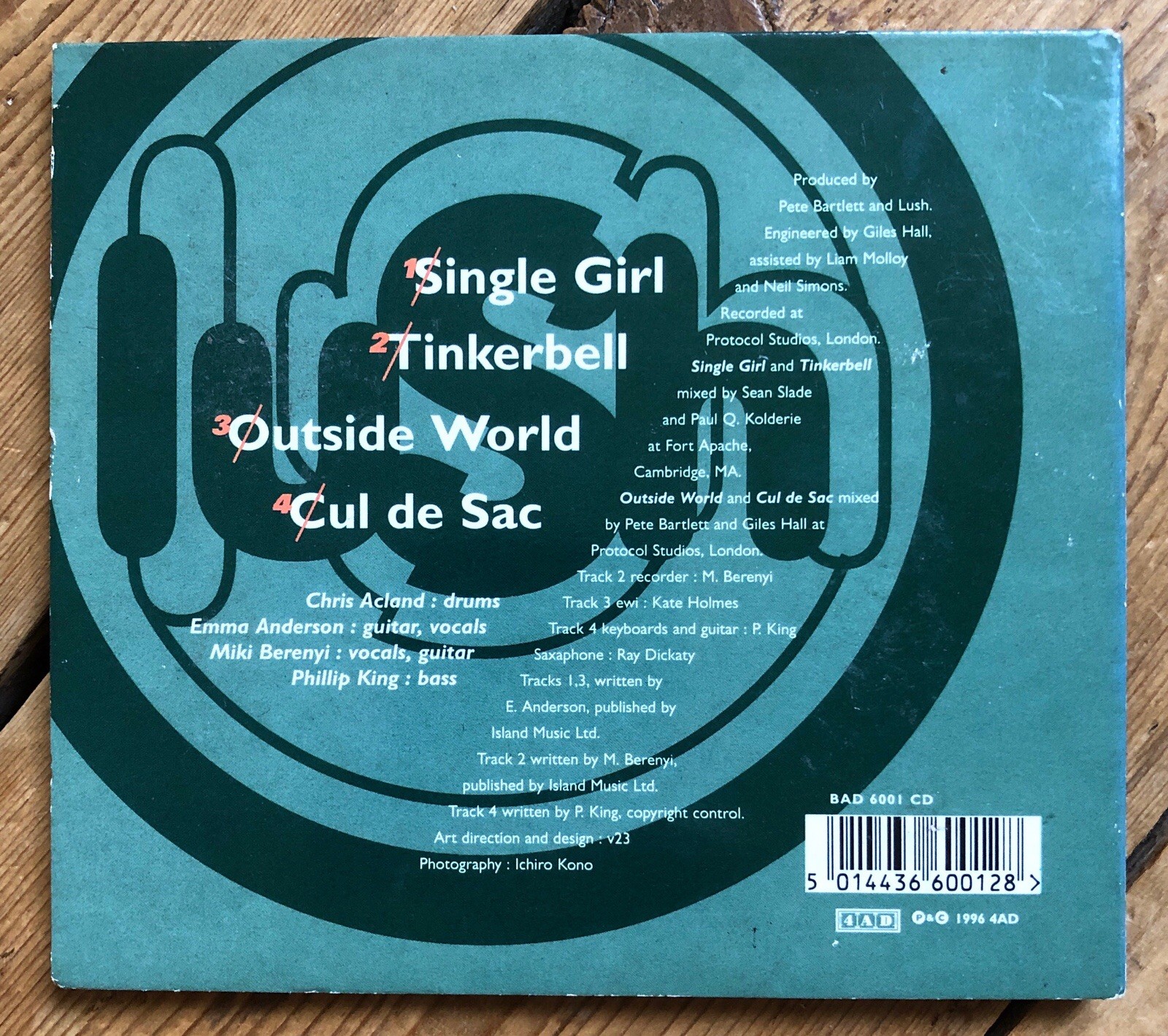 LUSH Single Girl (Disc One) Rare Signed CD – BAD 6001 CD