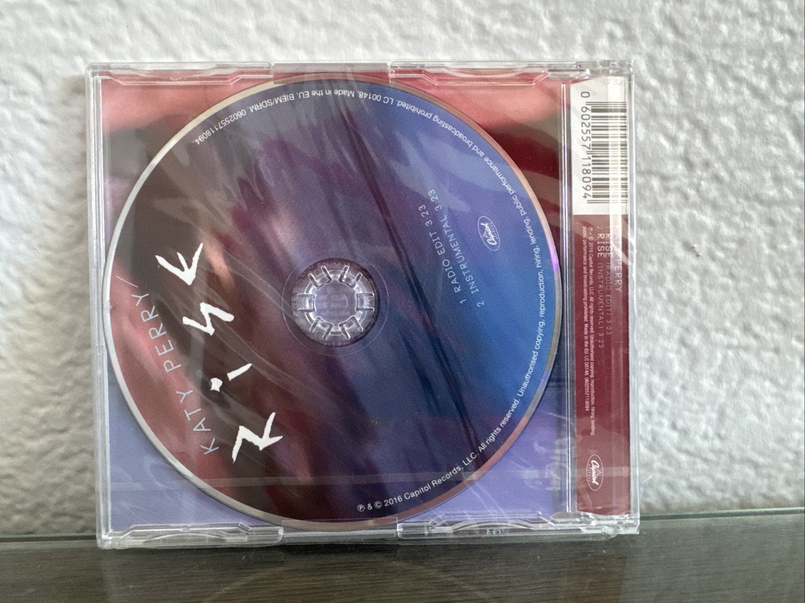 Katy Perry Rise Single CD 2016 -2 Tracks – Brand New Sealed!