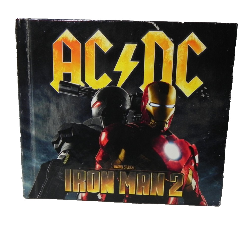 AC/DC CD DVD Iron Man 2 Hard Rock Marvel 2010 Digipak Deluxe Edition Compilation