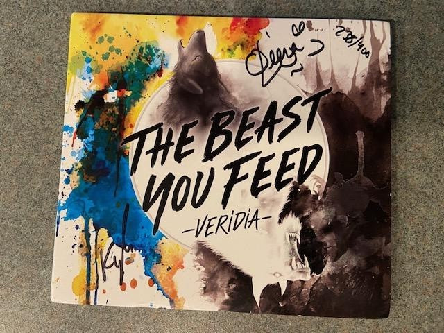 Veridia The Beast You Feed CD signed numbered #238/400 + Pretty Lies Inseparable
