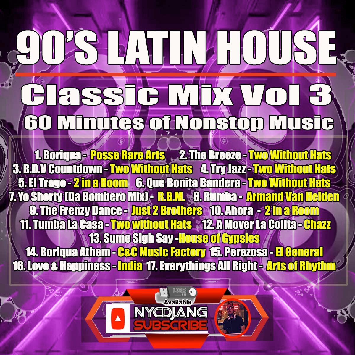 90’S LATIN HOUSE CLASSIC MIX VOL 3 NON STOP MUSIC VARIOUS ARTISTS