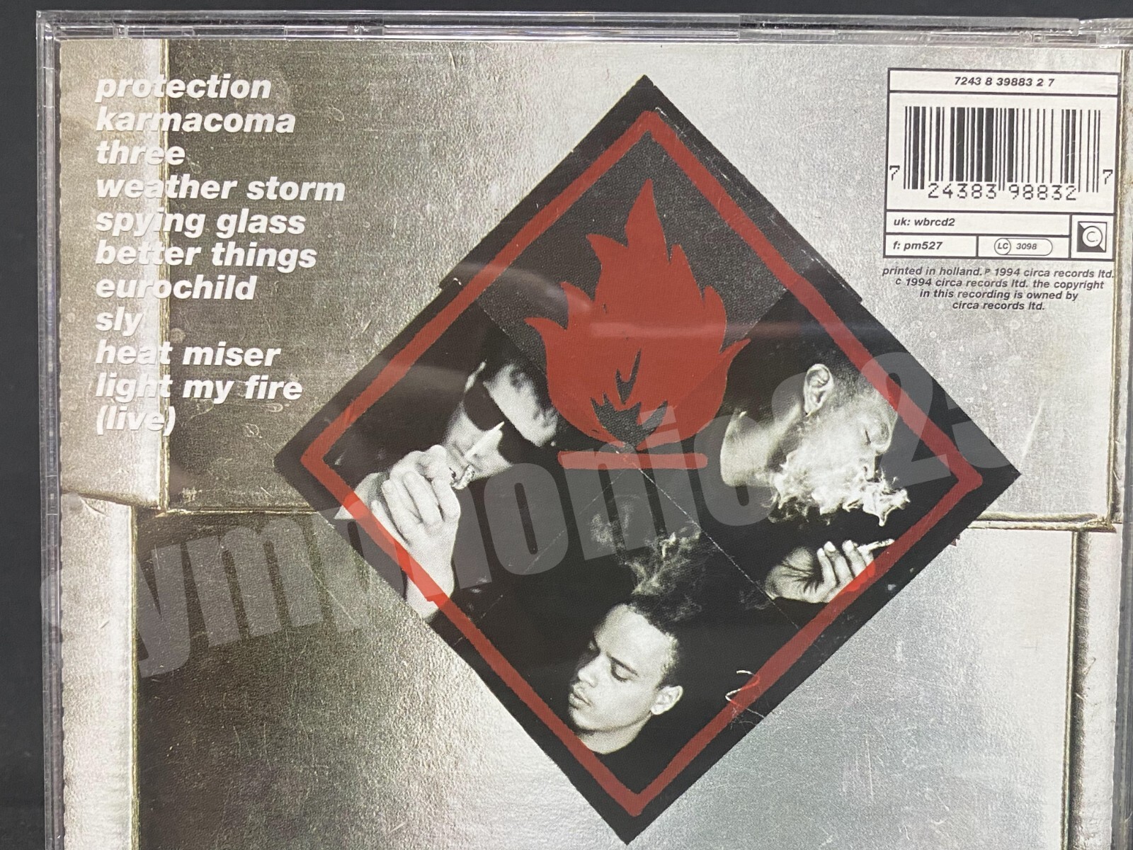 1994 Massive Attack Protection 10 Tracks Taiwan OBI Cd Rare