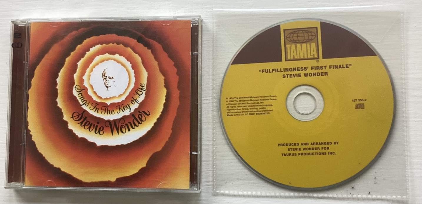 Stevie Wonder – Songs in the key of life – 2CD Plus Fulfillingness First Finale