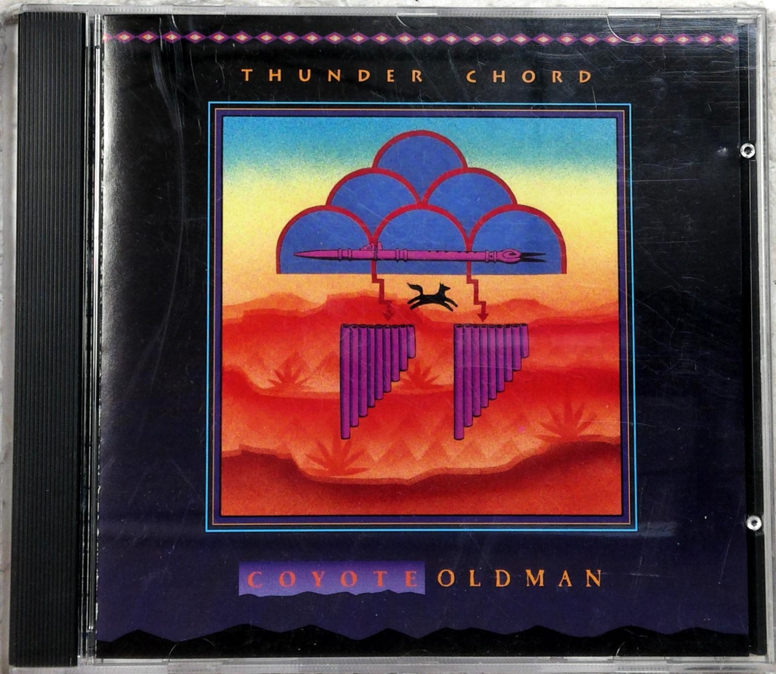 Coyote Oldman – Thunder Chord CD 1990 New Age Ambient Flute Hearts of Space