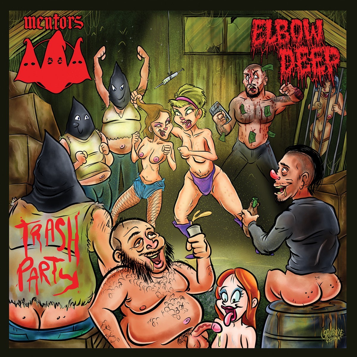 ELBOW DEEP / MENTORS Trash Party CD GG Allin Plasmatics Wendy O Williams NEW!