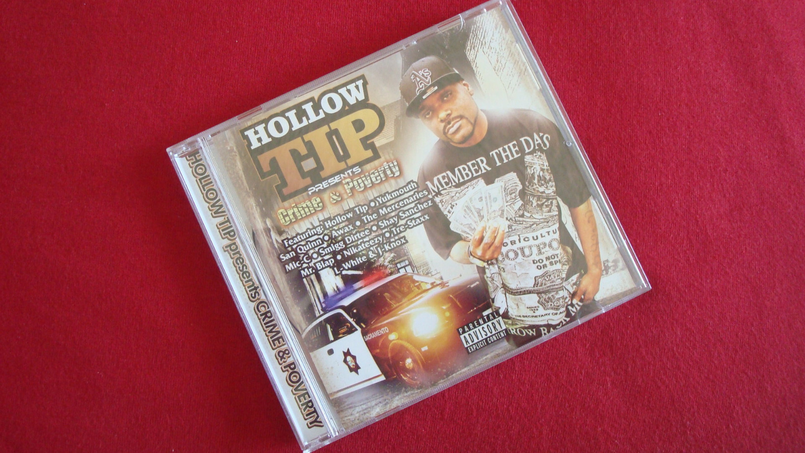 Hollow Tip: Crime & Poverty (NEW-Opened SUPER RARE CD) A-Wax, Smigg Dirtee