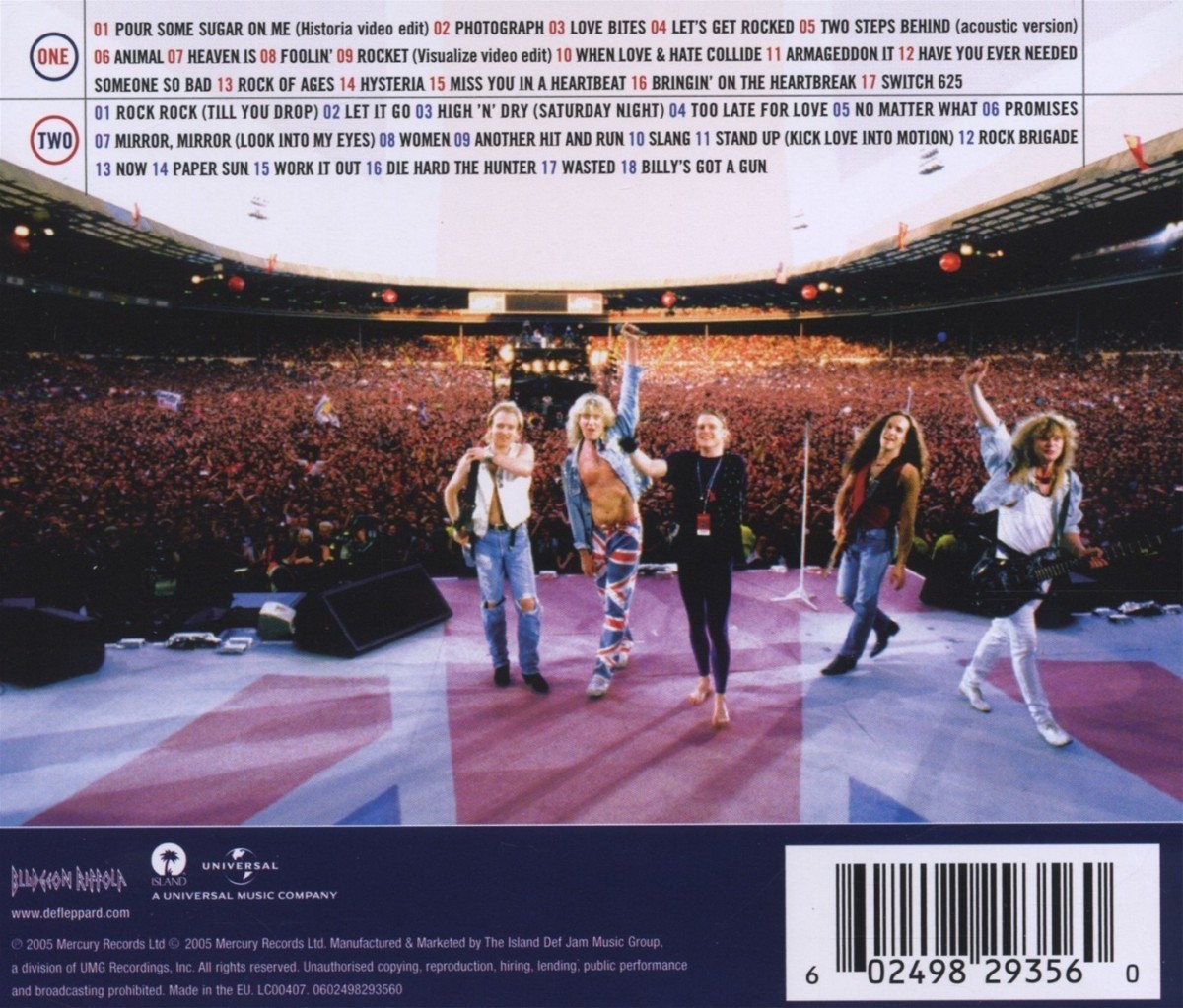 Def Leppard – Rock Of Ages (The Definitive Collection) 2 CD Set – NEW