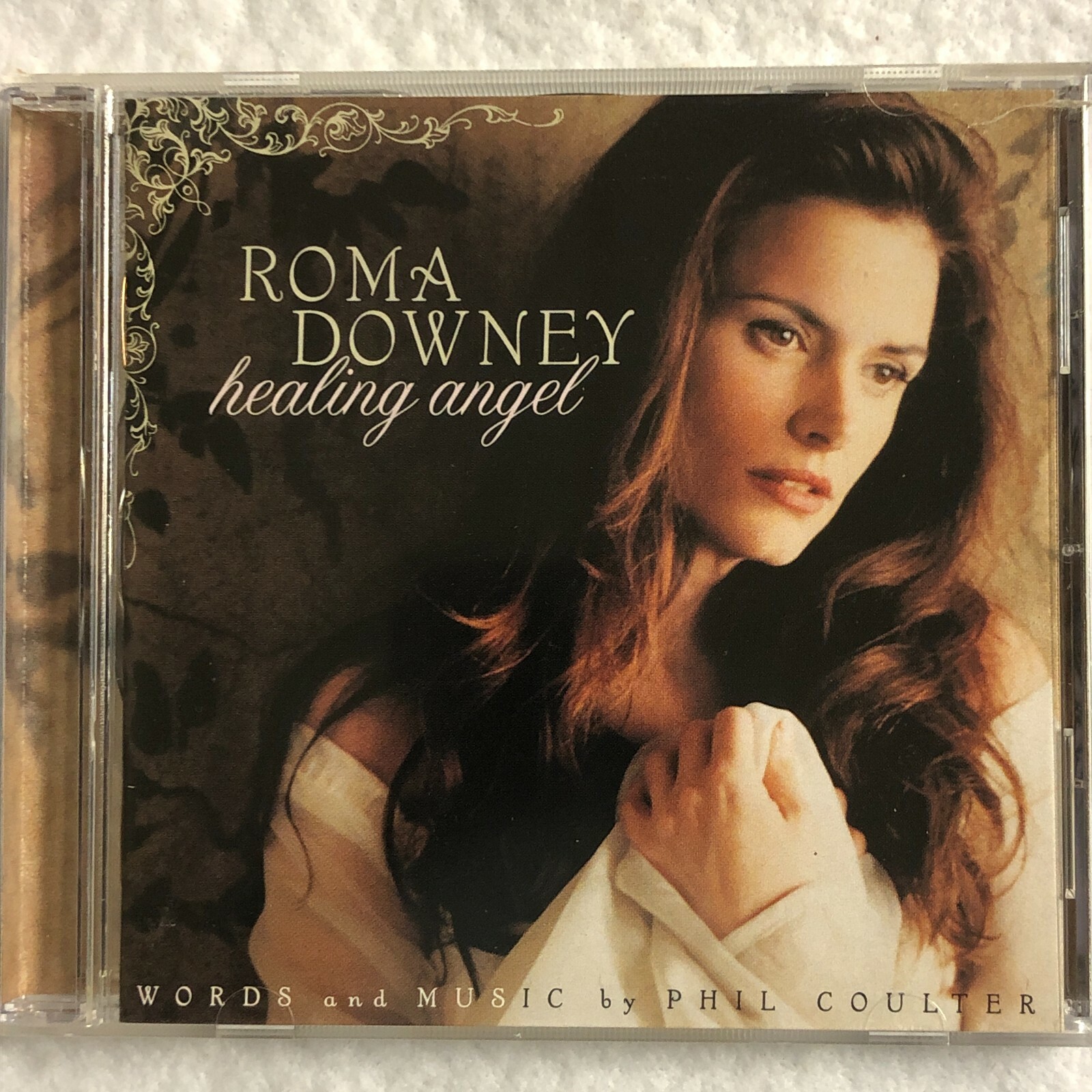 Roma Downey Healing Angel CD Celtic Texts Read to Music 90s 15 Song Album Loving