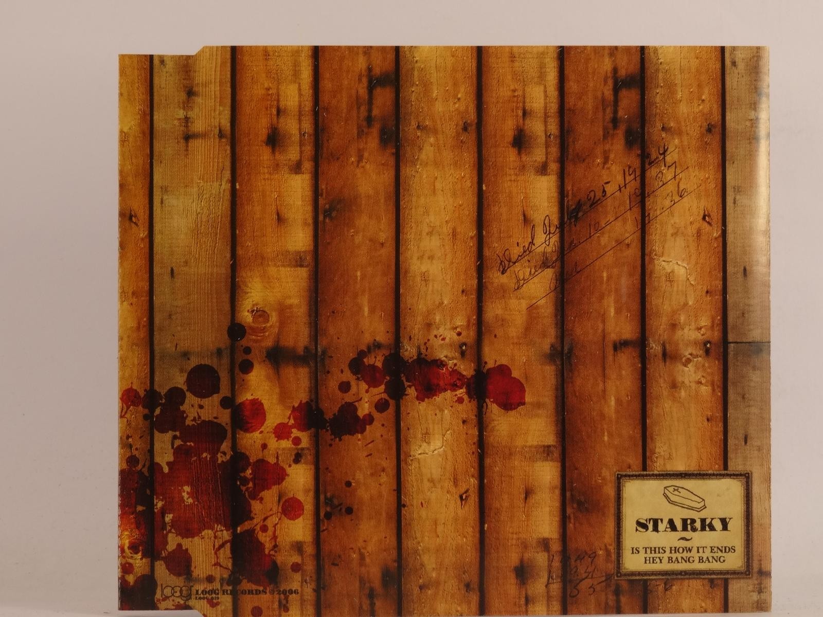 STARKY IS THIS HOW IT ENDS (F18) 2 Track Promo CD Single including Picture Sleev