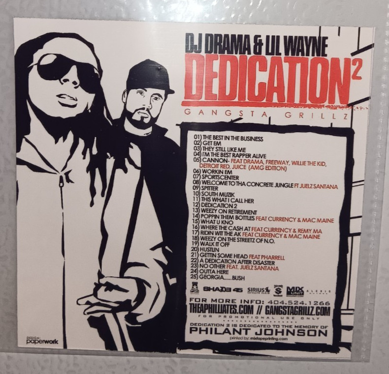 CD Rap/Hip-Hop, Lil Wayne – Dedication 2 [SEALED Mixtape]