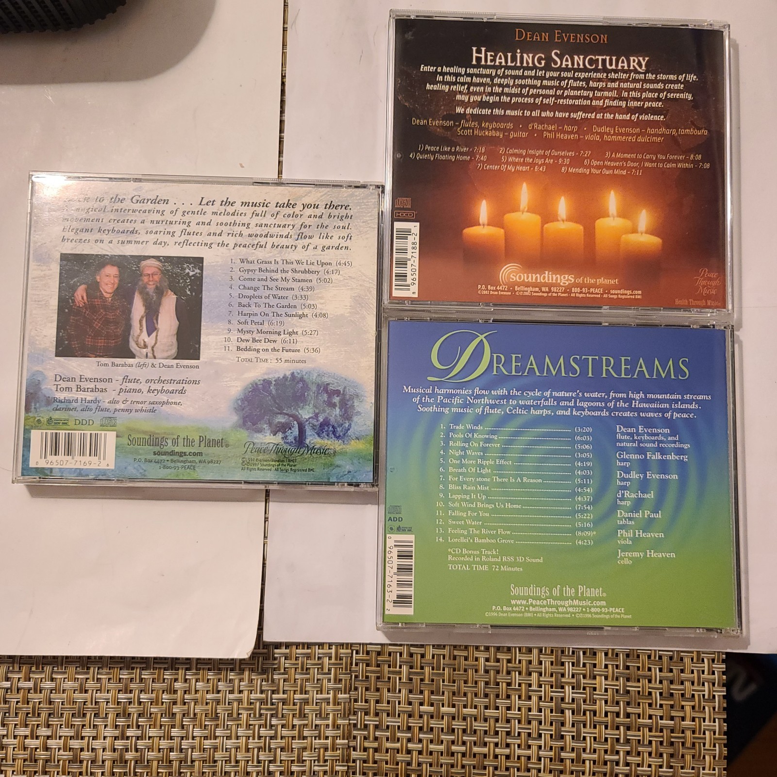 3 Dean Evenson CDs