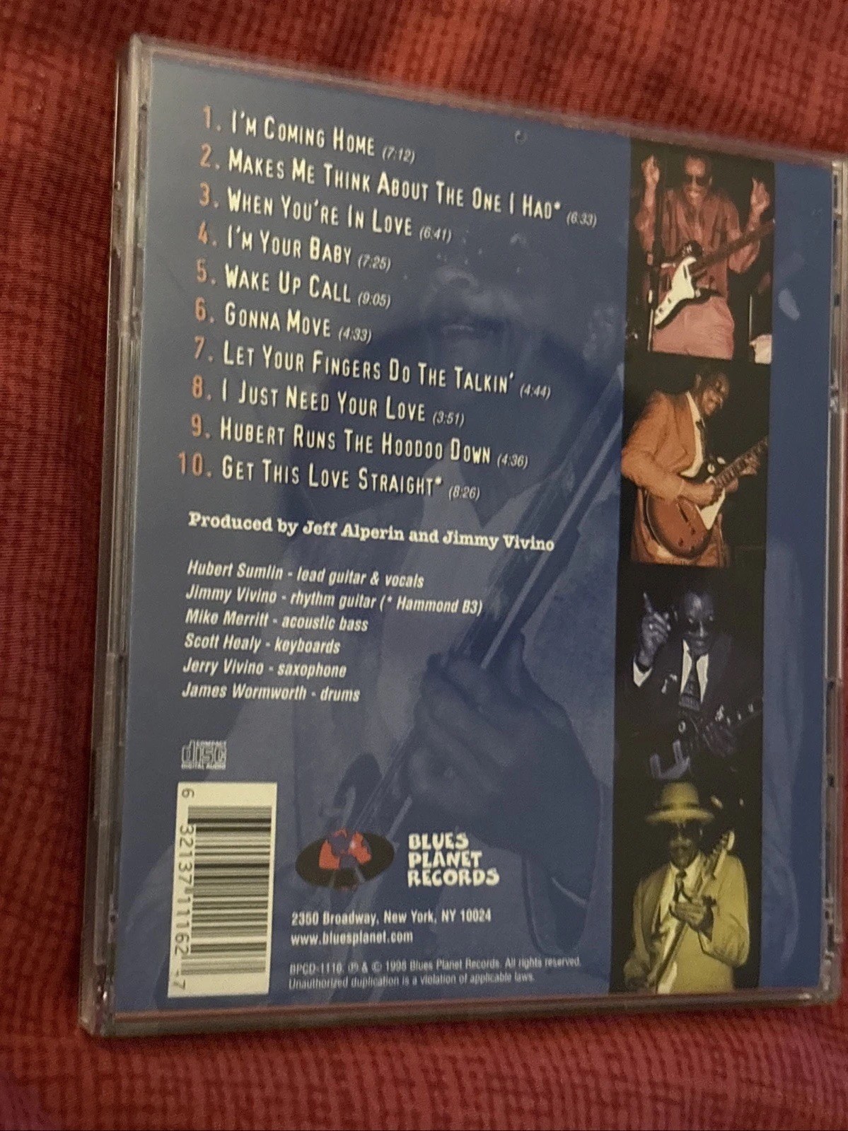 Hubert Sumlin WAKE UP CALL (CD, 1998, Blues Planet) Electric Blues Guitar