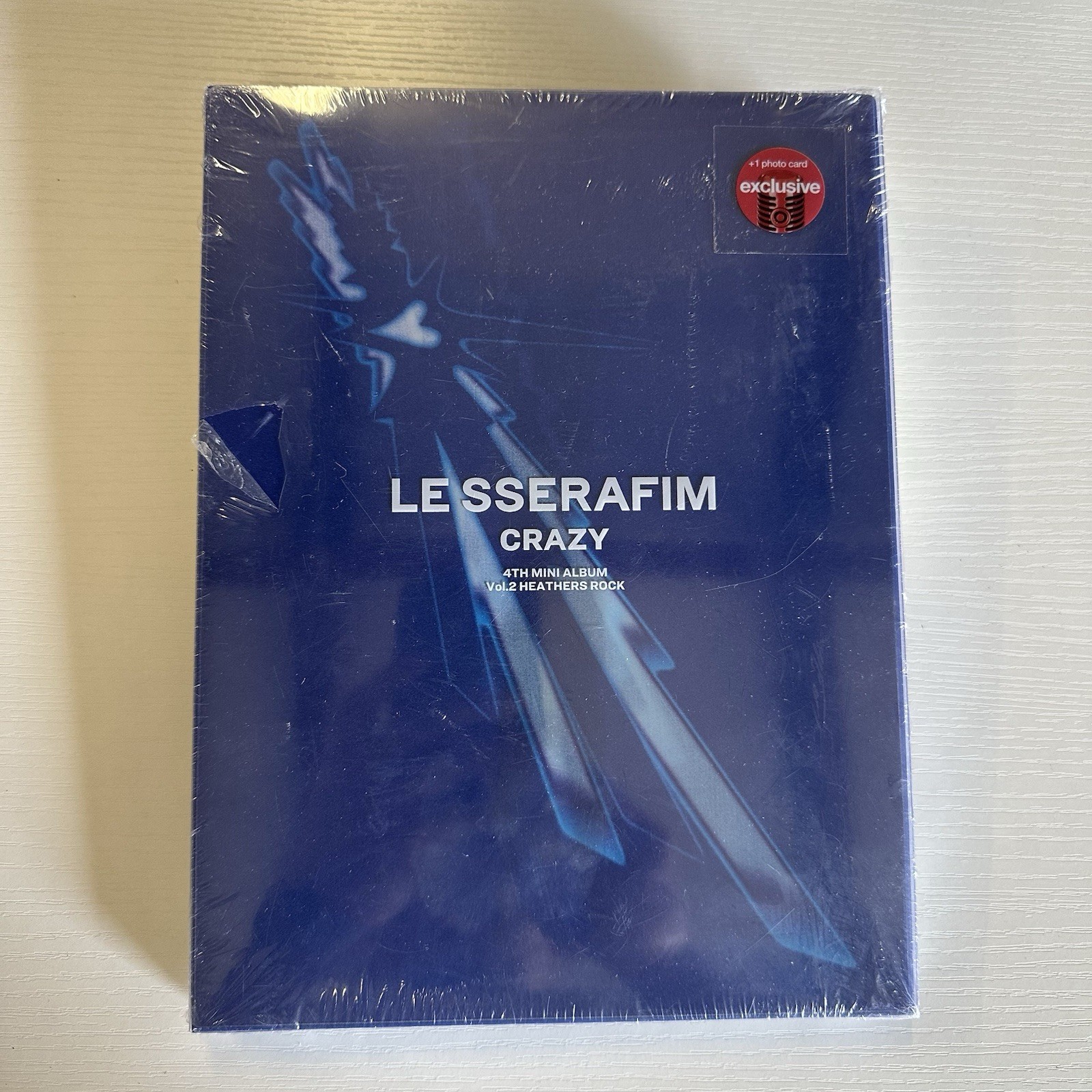 LE SSERAFIM Crazy 4th Mini Album Vol 2 Heathers Rock New & Sealed Target Exclusi