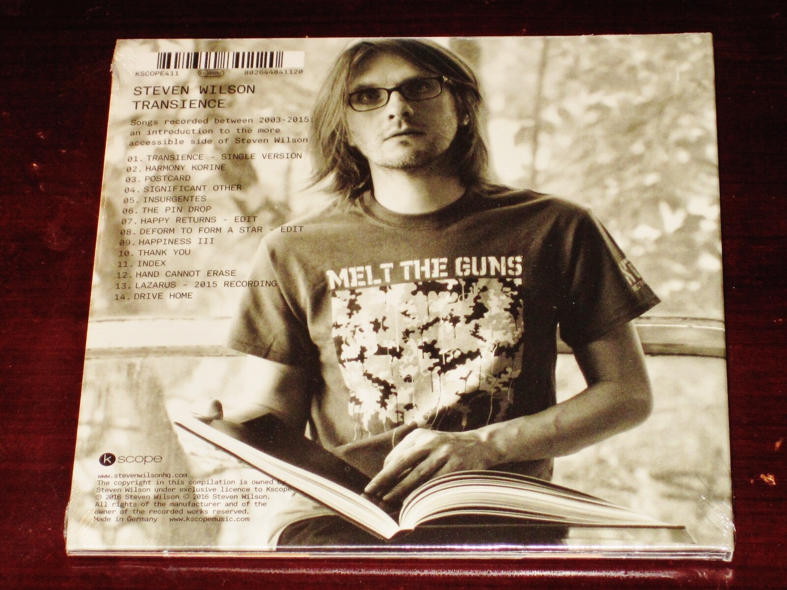 Steven Wilson: Transience CD 2016 Porcupine Tree KScope Germany KSCOPE411 NEW