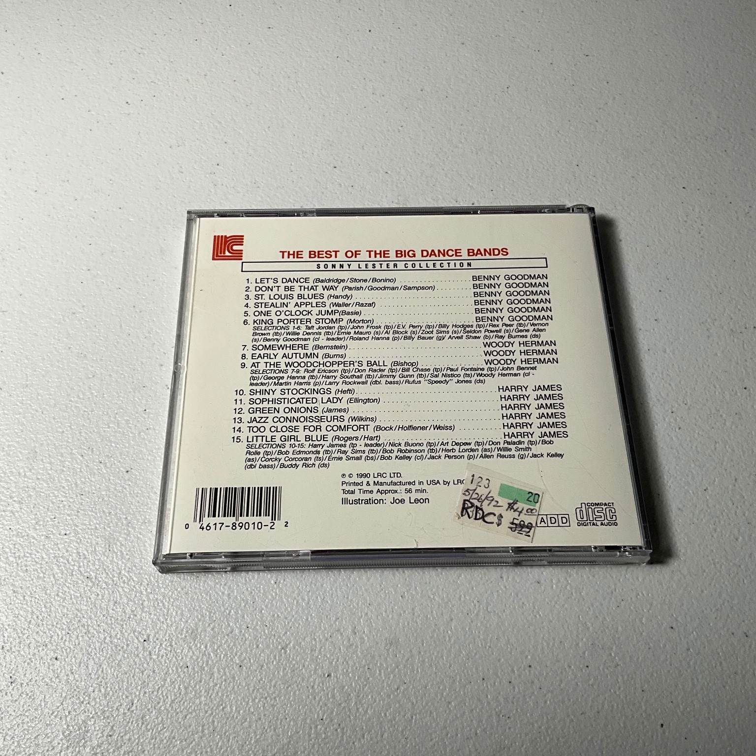 Big Dance Bands – Sonny Lester Collection CD 1990 Digital Remastered Jazz LRC