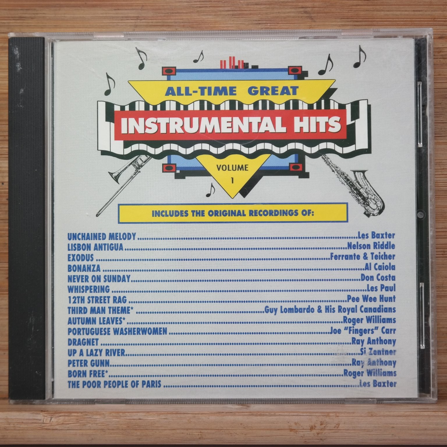 All-Time Great Instrumental Hits Vol 1 CD 1990 Curb Records Original Recordings