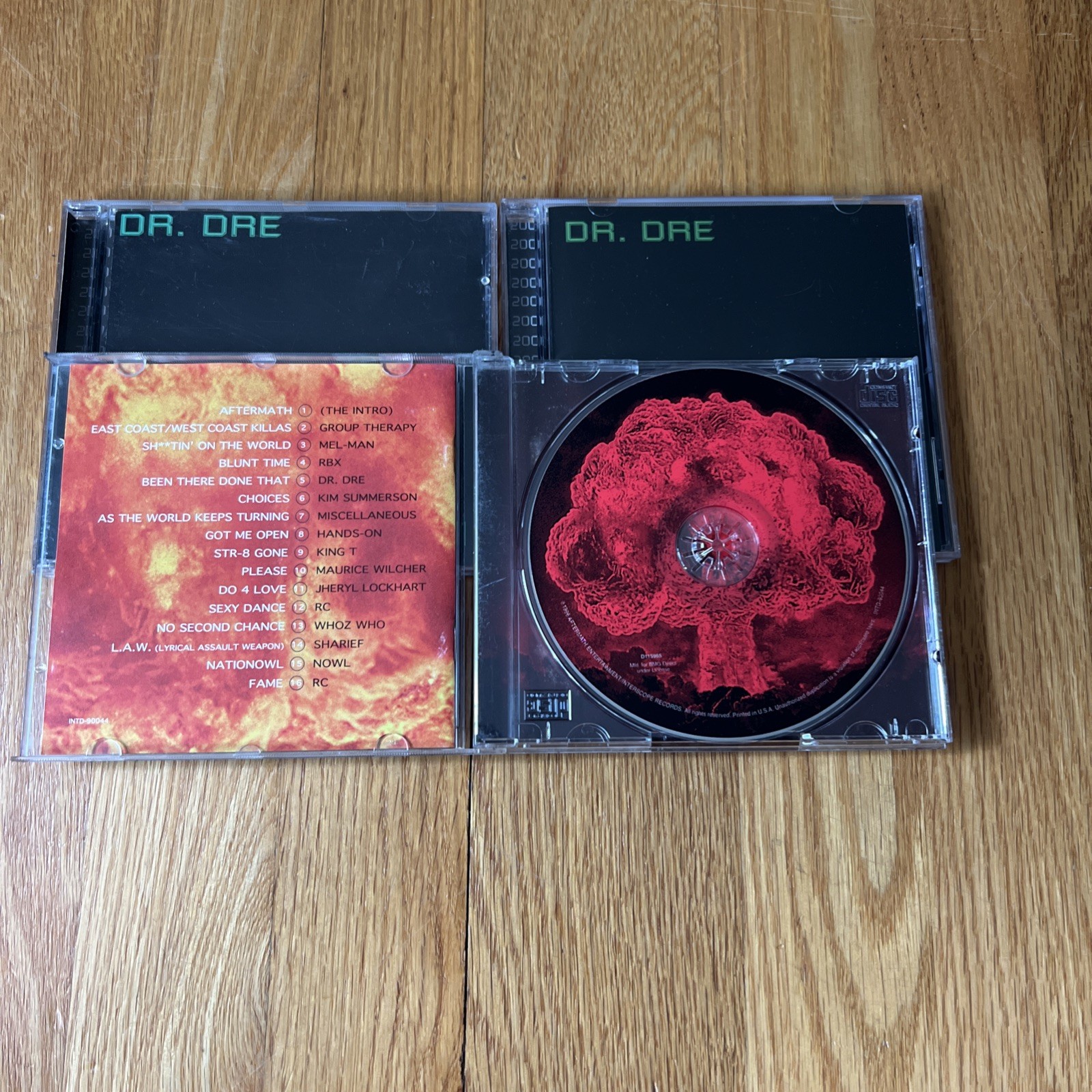DR DRE 3 CD “2001 Vocal, Instruments Only, Aftermath” with Eminem, Snoop Dogg