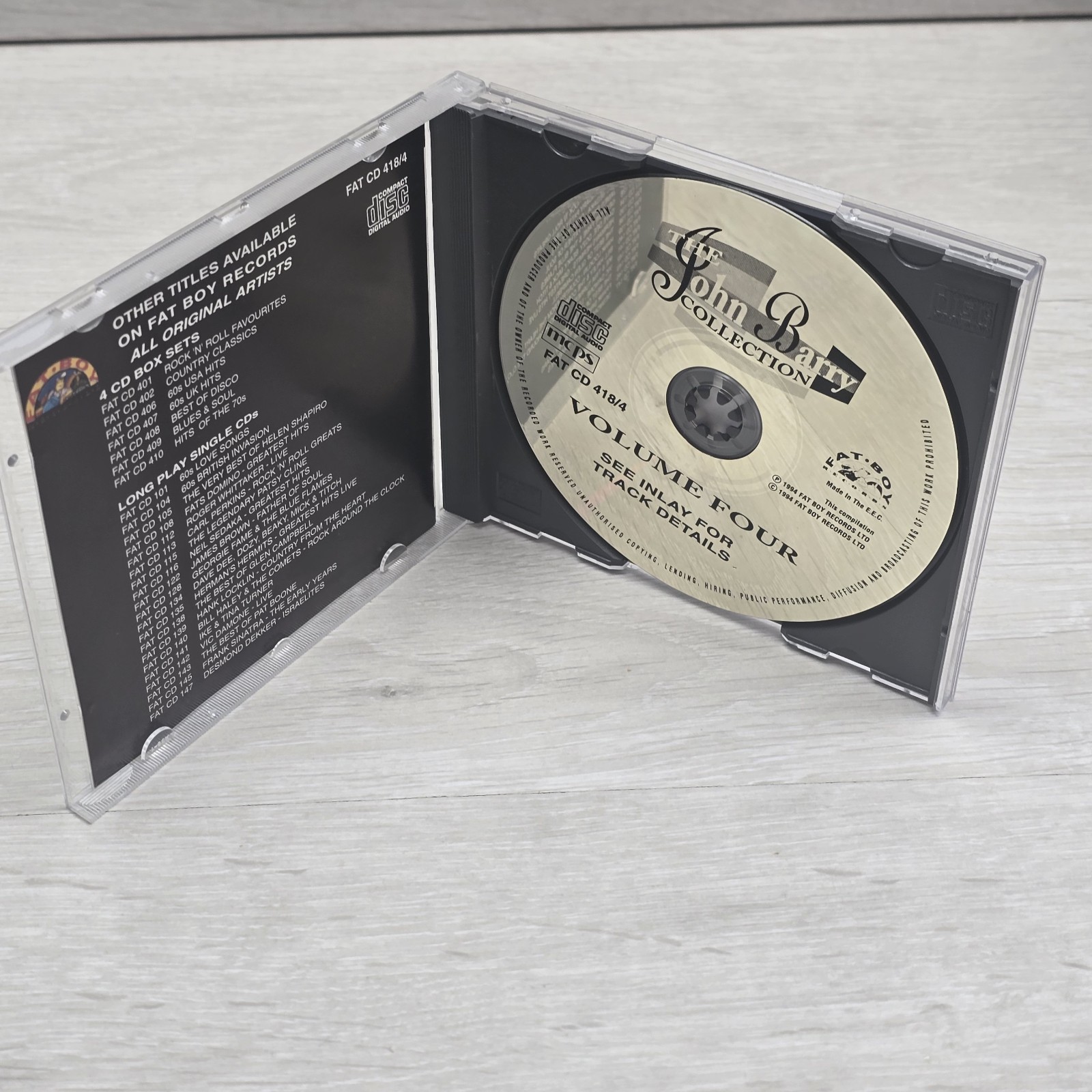John Barry – John Barry & Guests Vol.4 UK CD Volume Four 19 Tracks Very Good