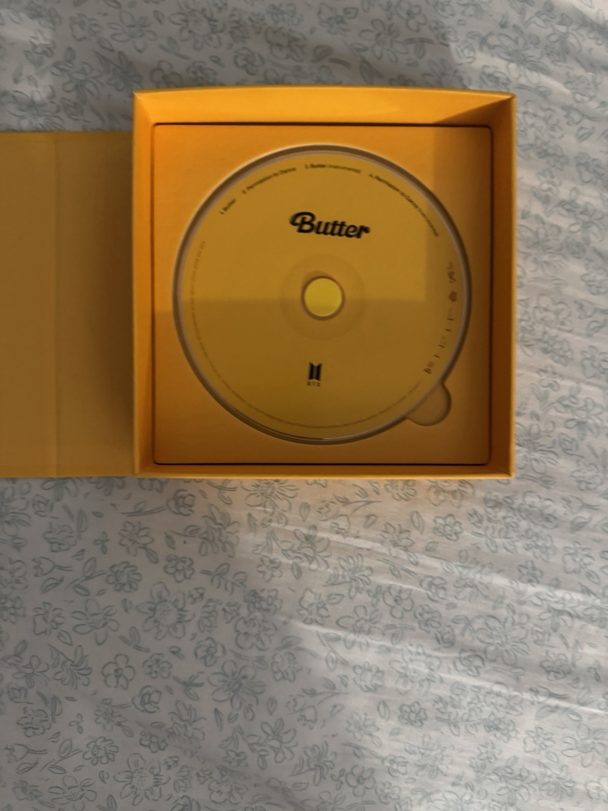 BTS Butter Cream Edition 2021 K-Pop CD Single BIGHIT MUSIC Yellow Sleeve