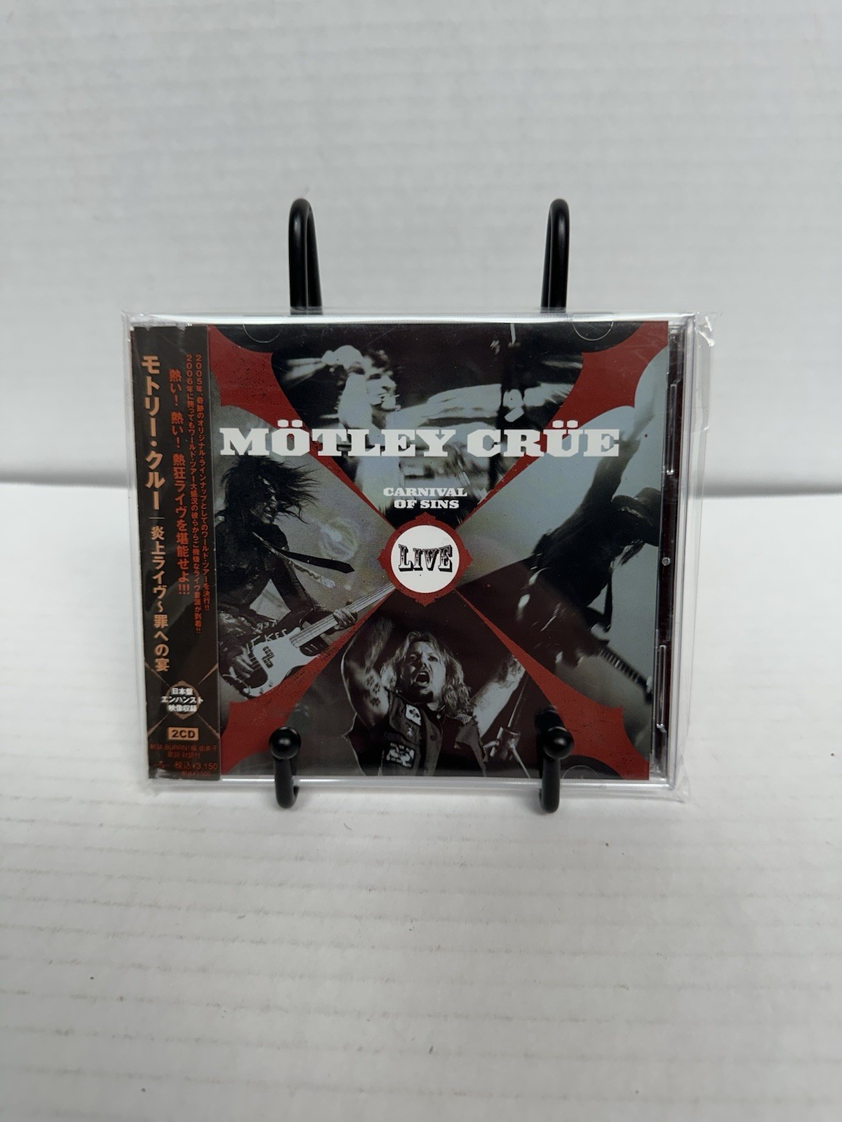MOTLEY CRUE – Carnival Of Sins Live – Japan 2-CD W/OBI OOP 2006 “RARE”